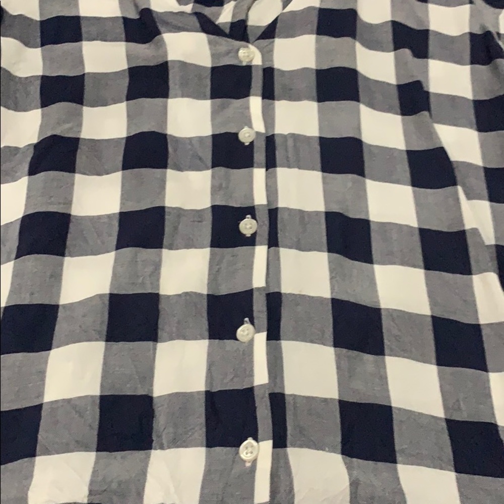 Blue and white button down - Picture 2 of 3